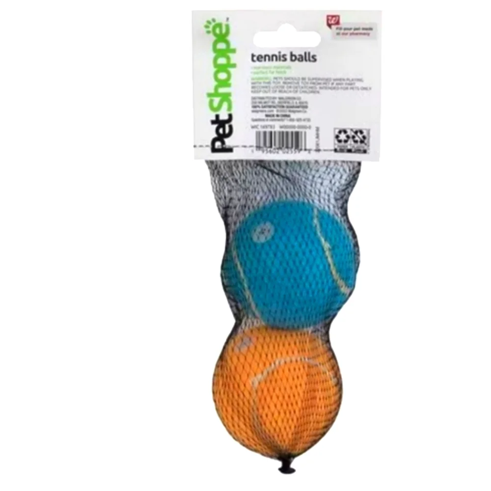 PetShoppe Dog Tennis Balls - Safe for dog's teeth & NON-TOXIC 2 Pk 5☆ BNWT 1 SET